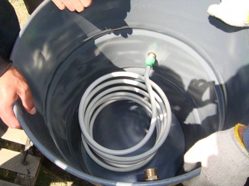 watertank with heat exchanger